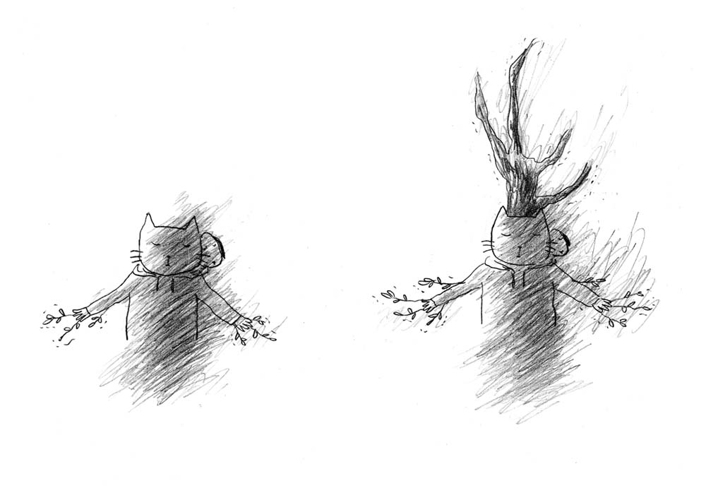 - J'étais née chien, chat et arbre - page 9