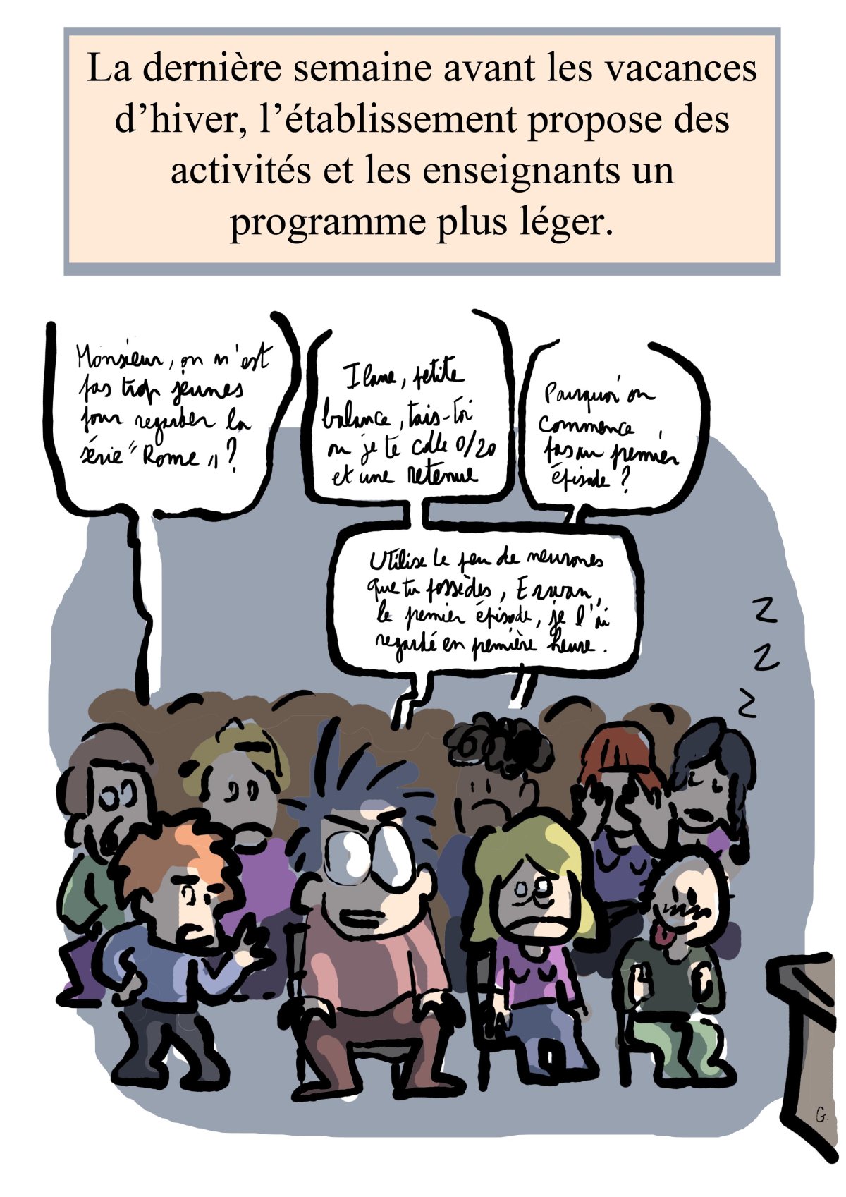 - Ma vie de prof (c'est un titre de merde, on est d'accord)- page 163