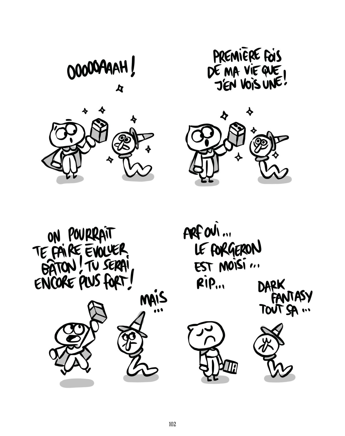 - Oignon, Mage Niveau 1 (dark fantasy)- page 102