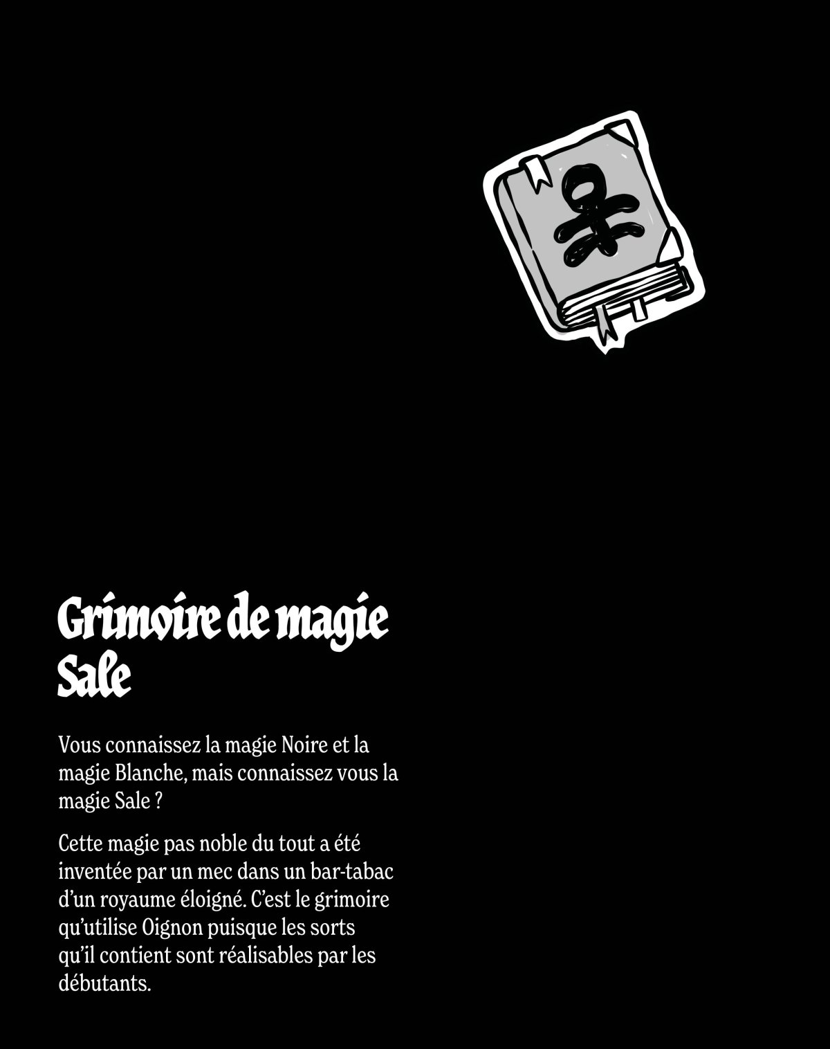 - Oignon, Mage Niveau 1 (dark fantasy)- page 73