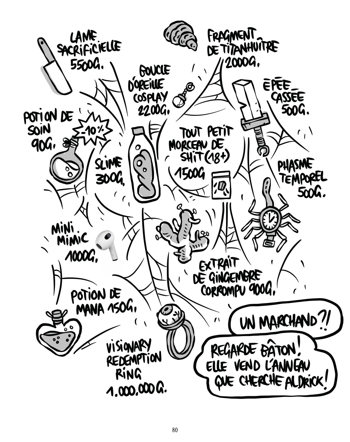 - Oignon, Mage Niveau 1 (dark fantasy)- page 80