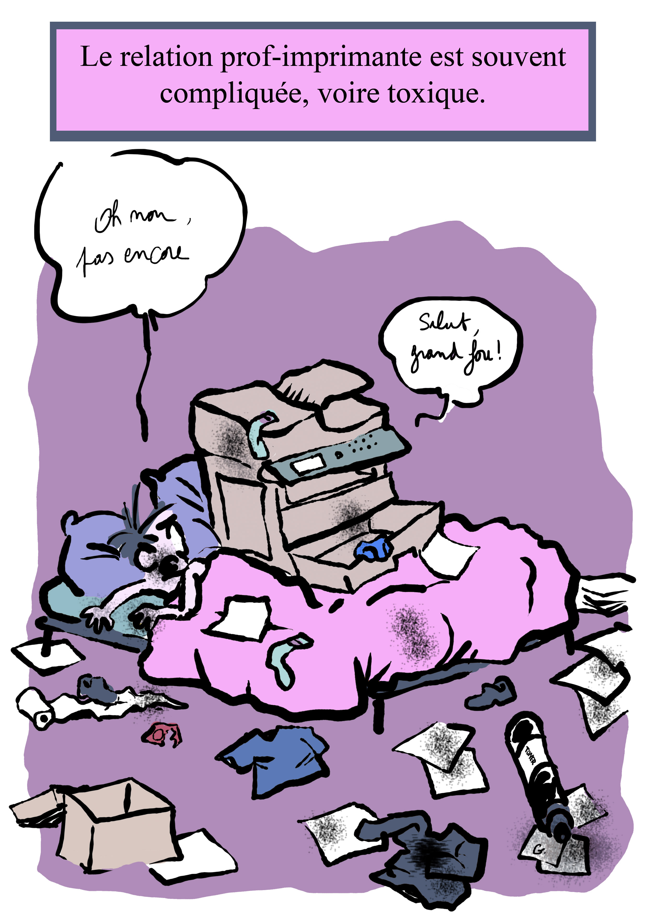 - Ma vie de prof (c'est un titre de merde, on est d'accord)- page 134