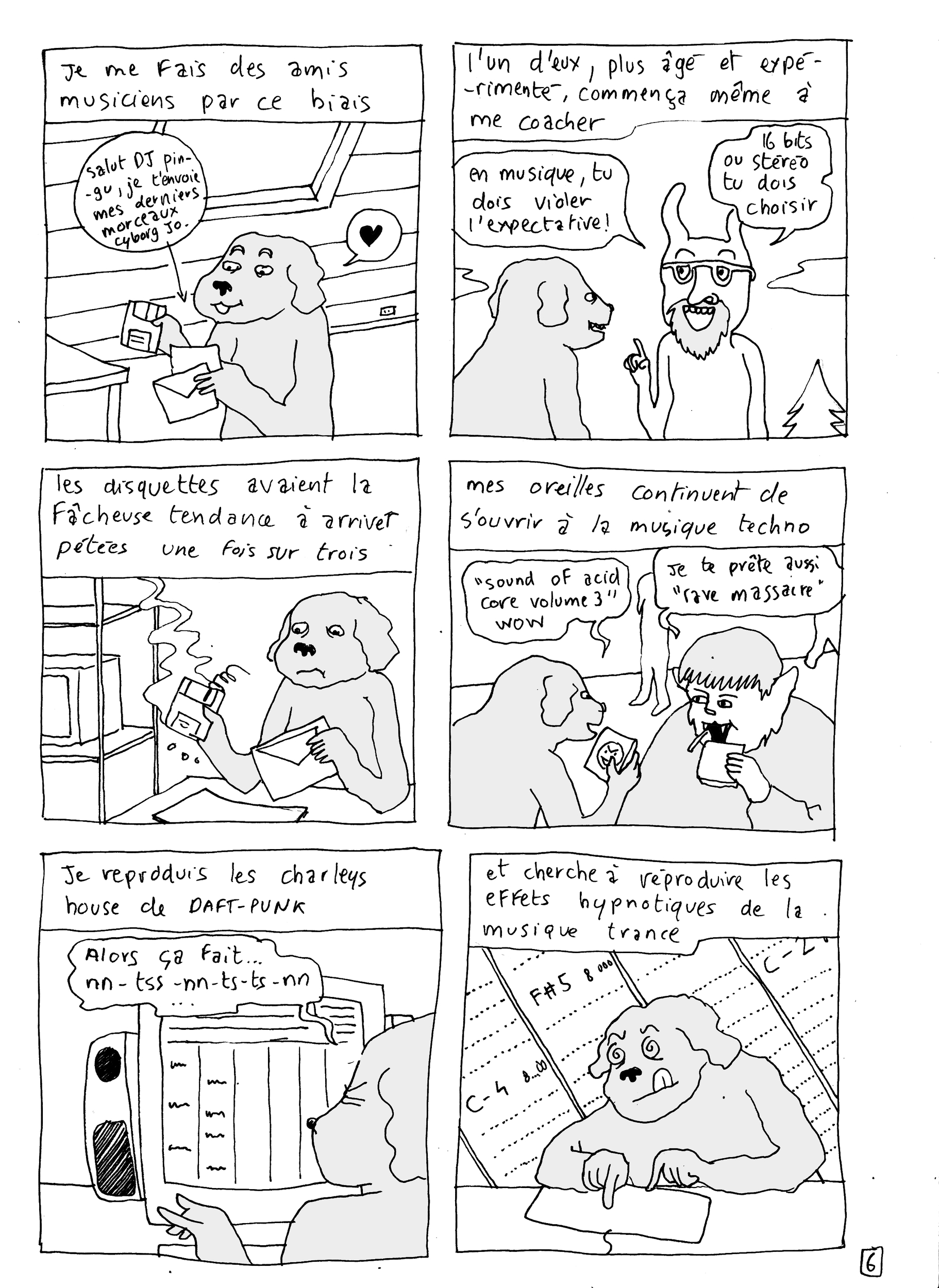 - La vie de musichien- page 6
