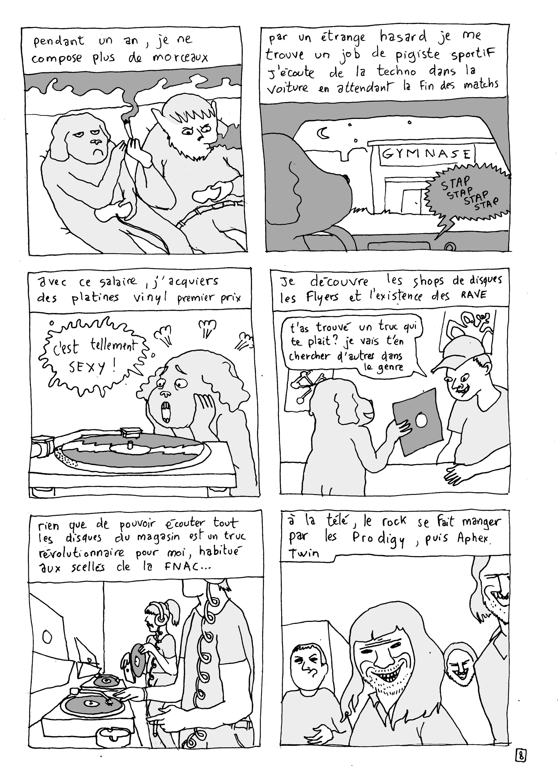 - La vie de musichien- page 8