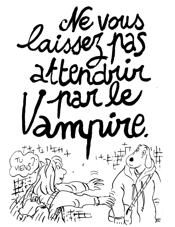 - Ne vous laissez pas attendrir par le Vampire.- page 1