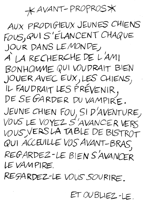 - Ne vous laissez pas attendrir par le Vampire.- page 2