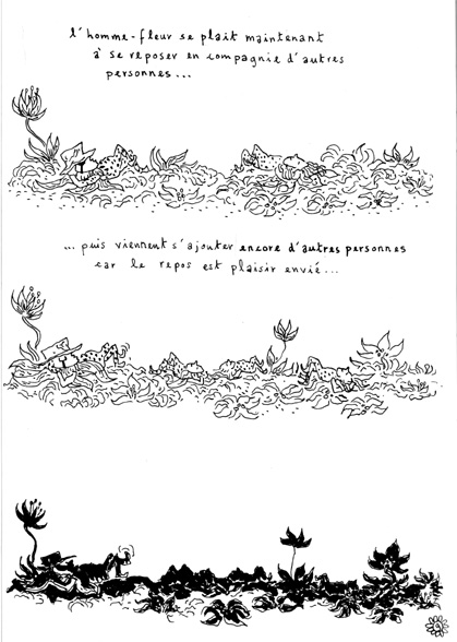 - La bonhommie de l'homme fleur- page 10