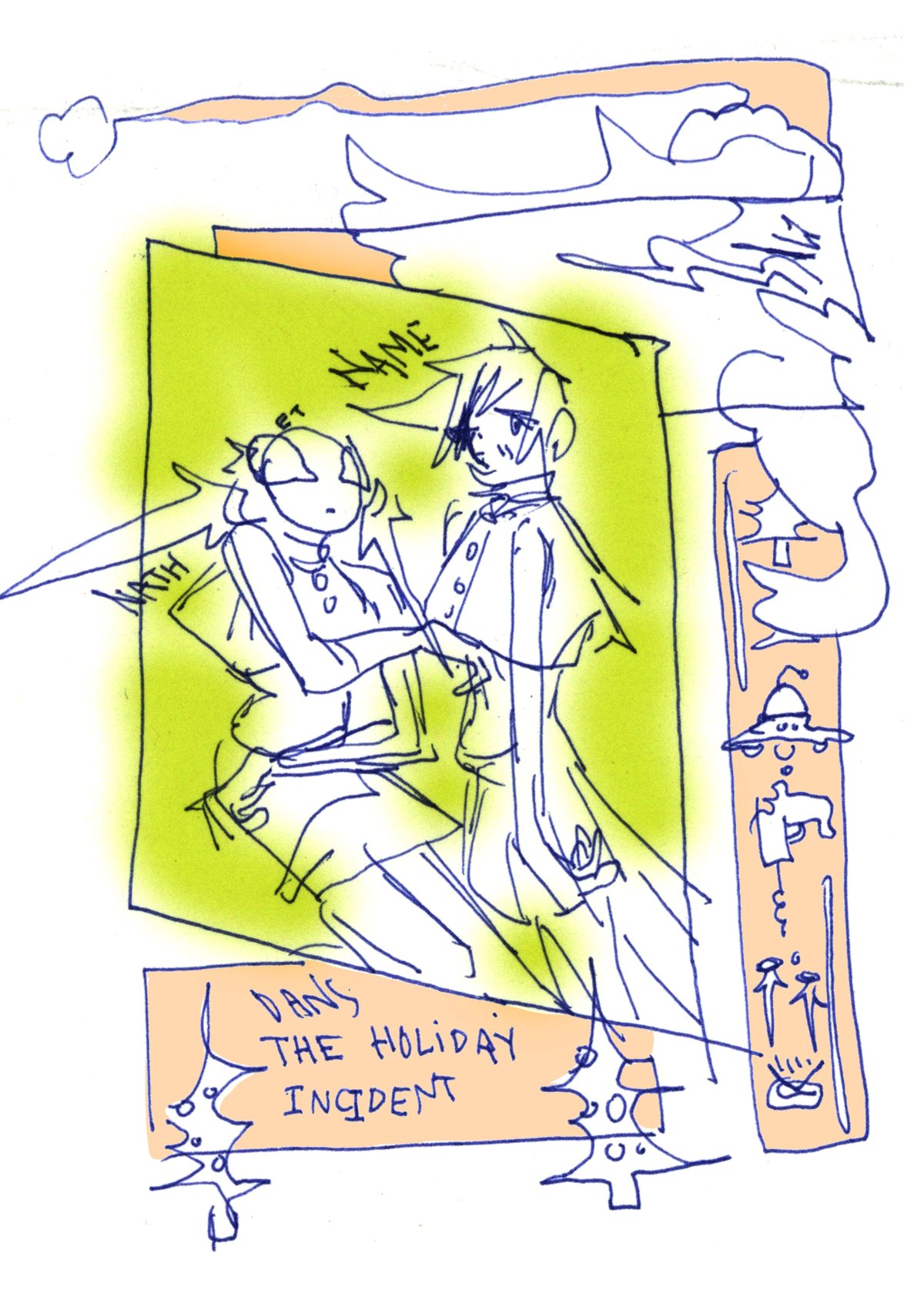 - Name and Nath in : The Holiday Incident- page 1