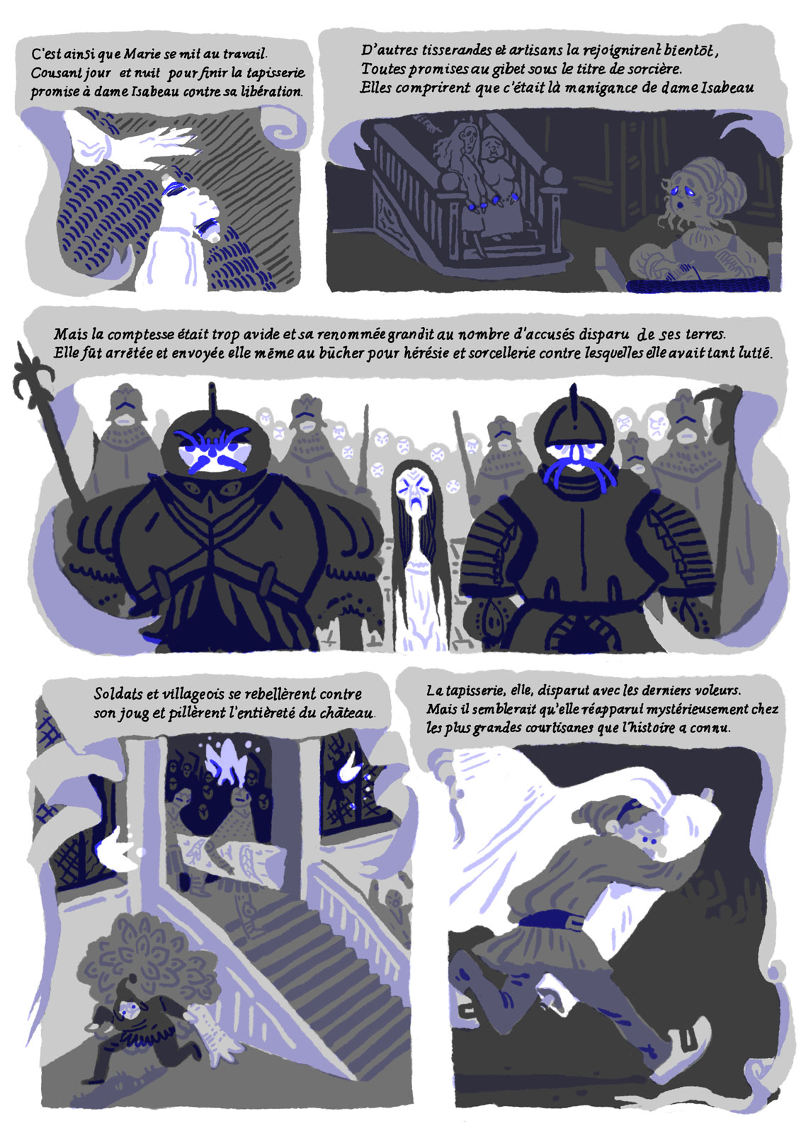 - La tenture aux cent secrets d'amour.- page 6