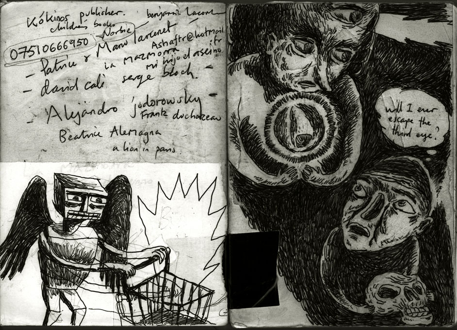 - Her Third Eye Sketchbook- page 1