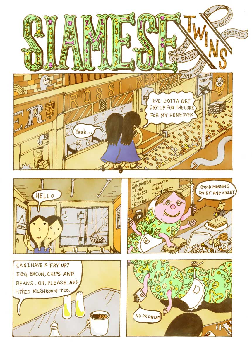 - Siamese Twins- Cafe Rossi- page 1