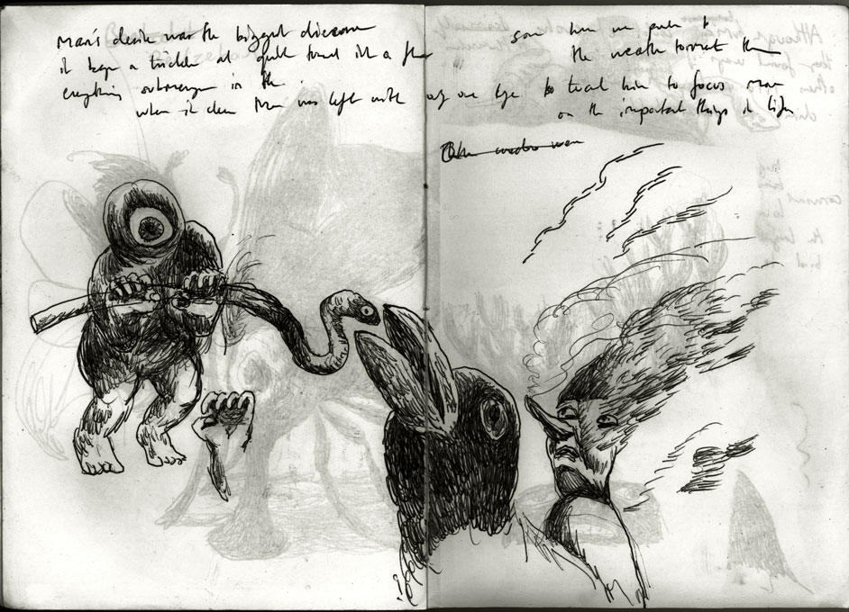 - Her Third Eye Sketchbook- page 13