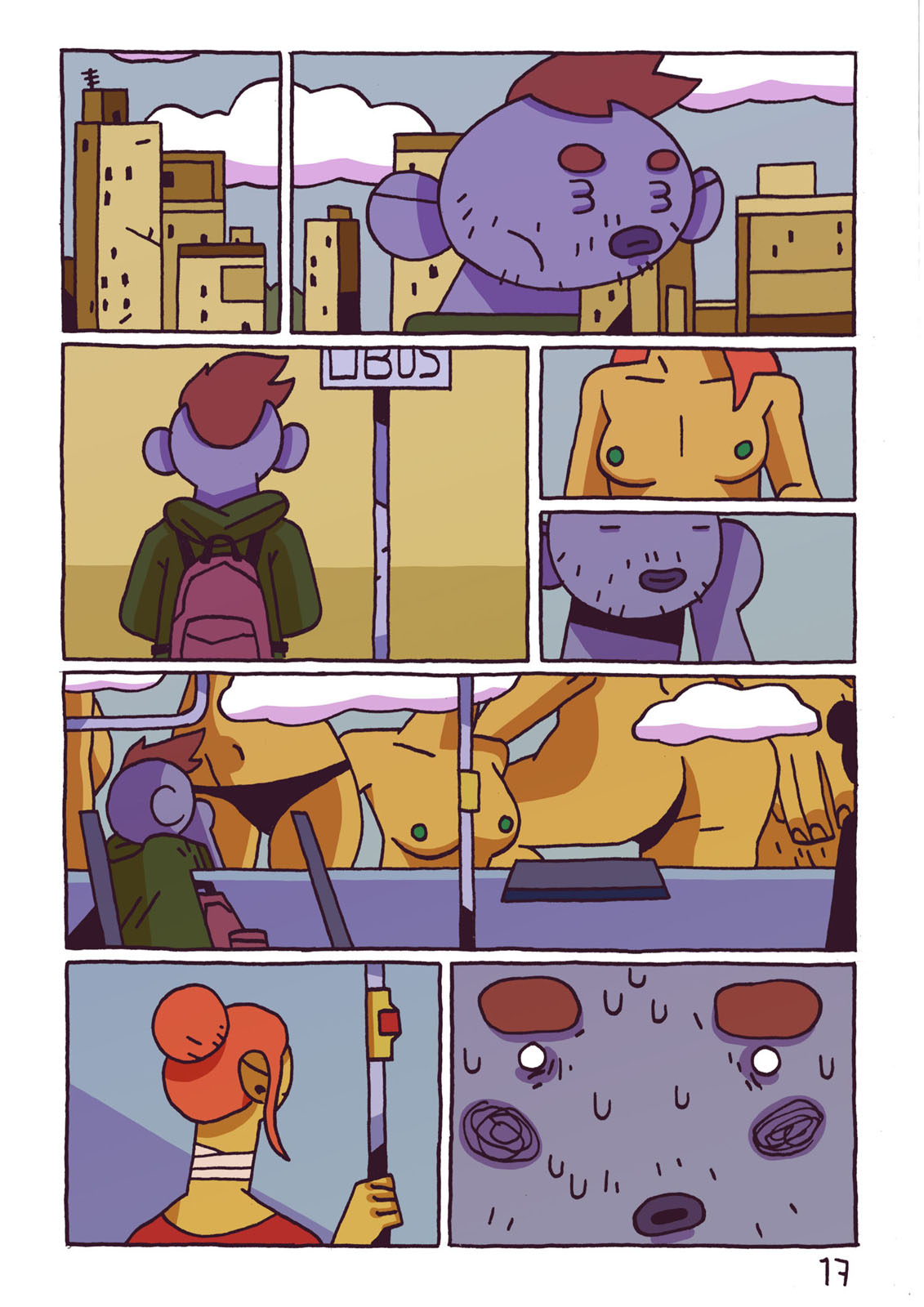 - Une Fille Dans le Bus- page 17