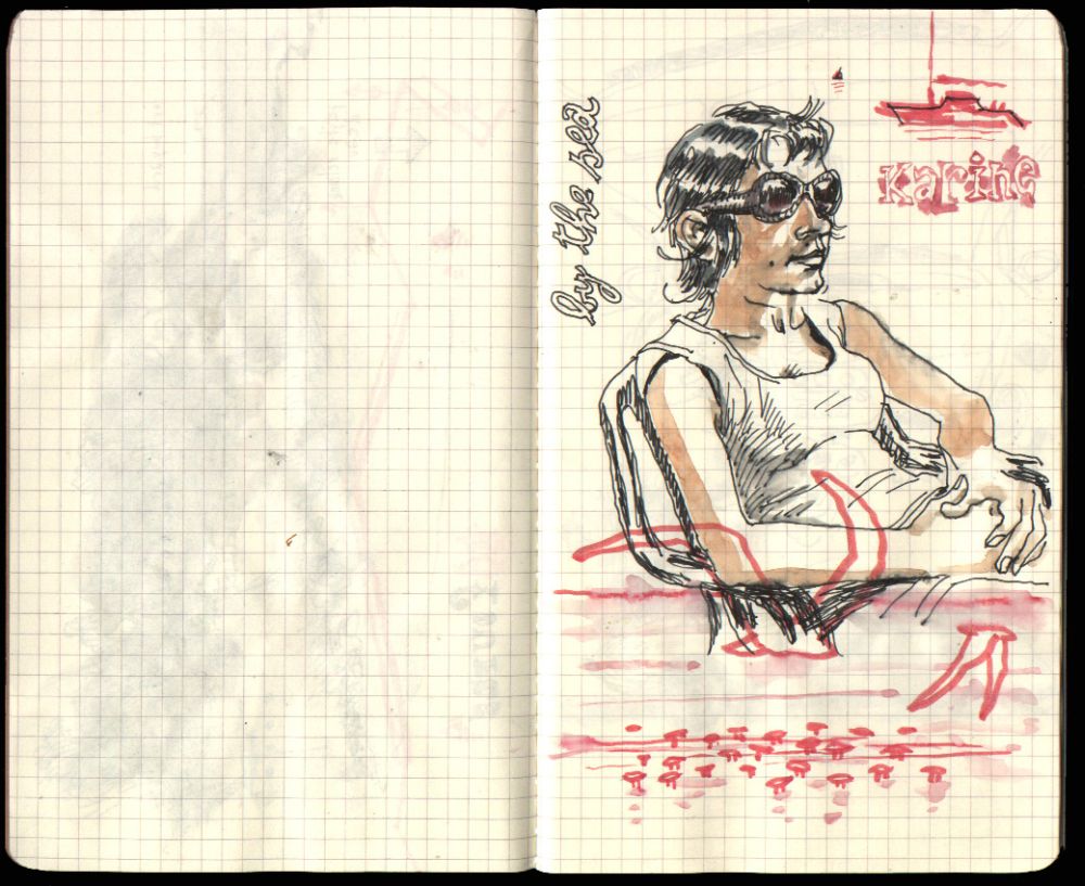 - Black/red sketchbook- page 3