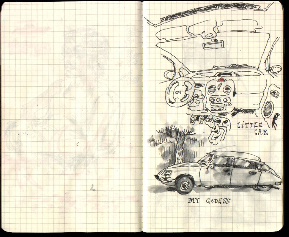 - Black/red sketchbook- page 4