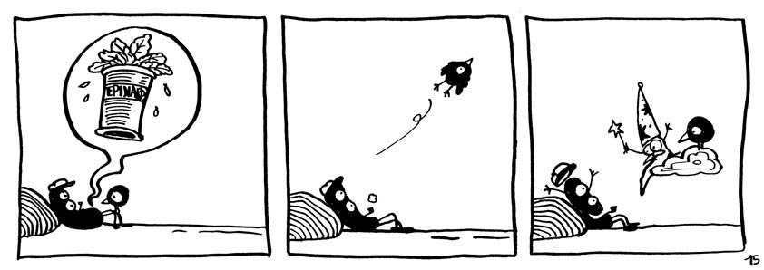 - popeye et les épinards géants- page 16