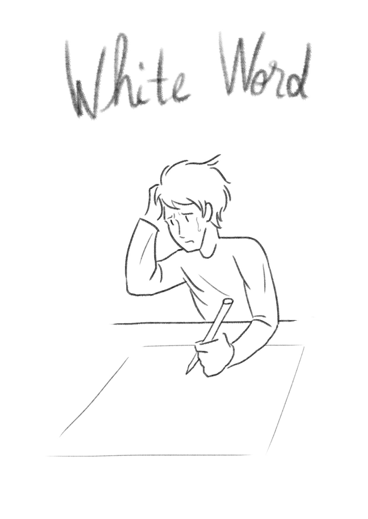 - White word- page 1