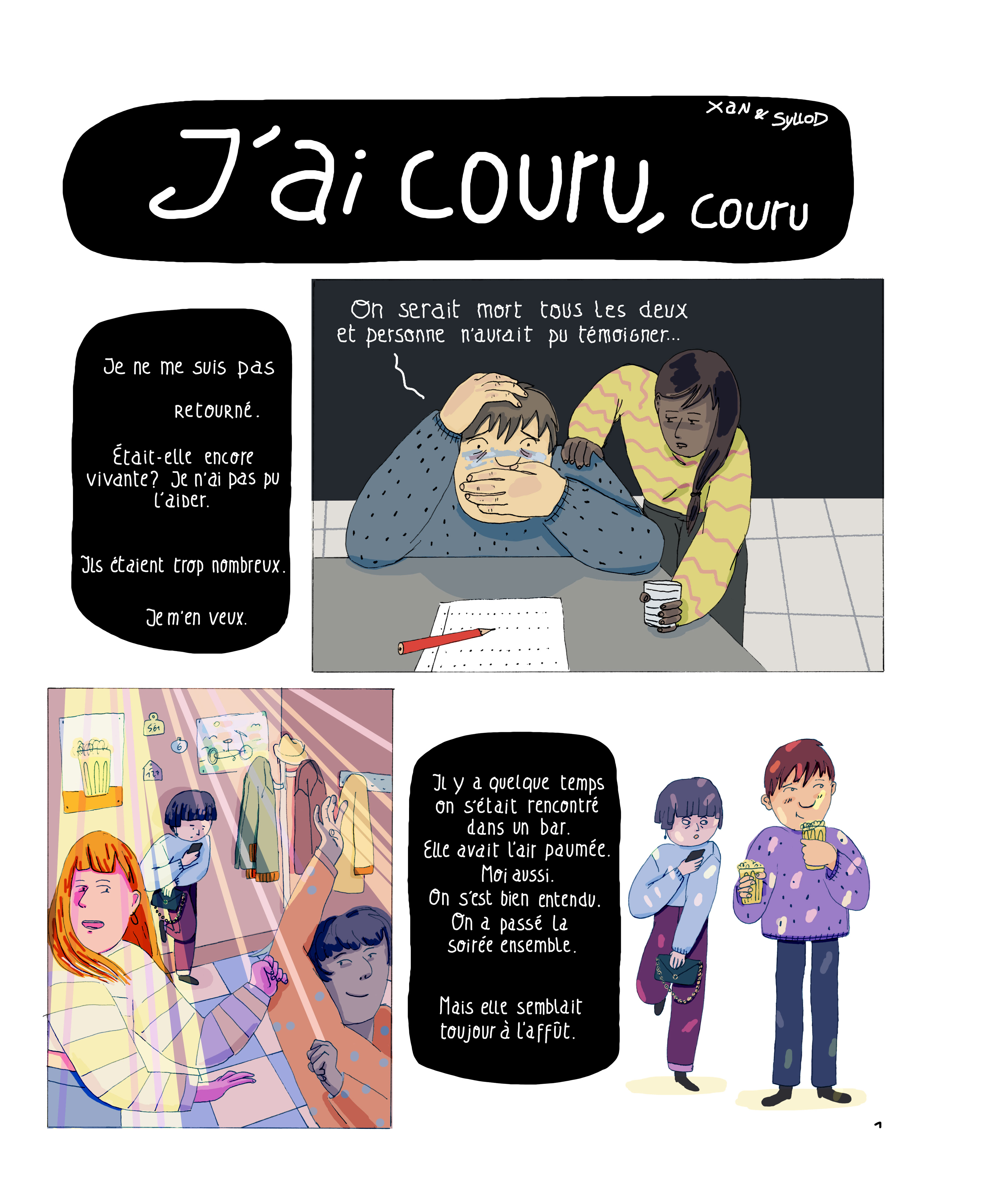 - J'ai couru- page 1