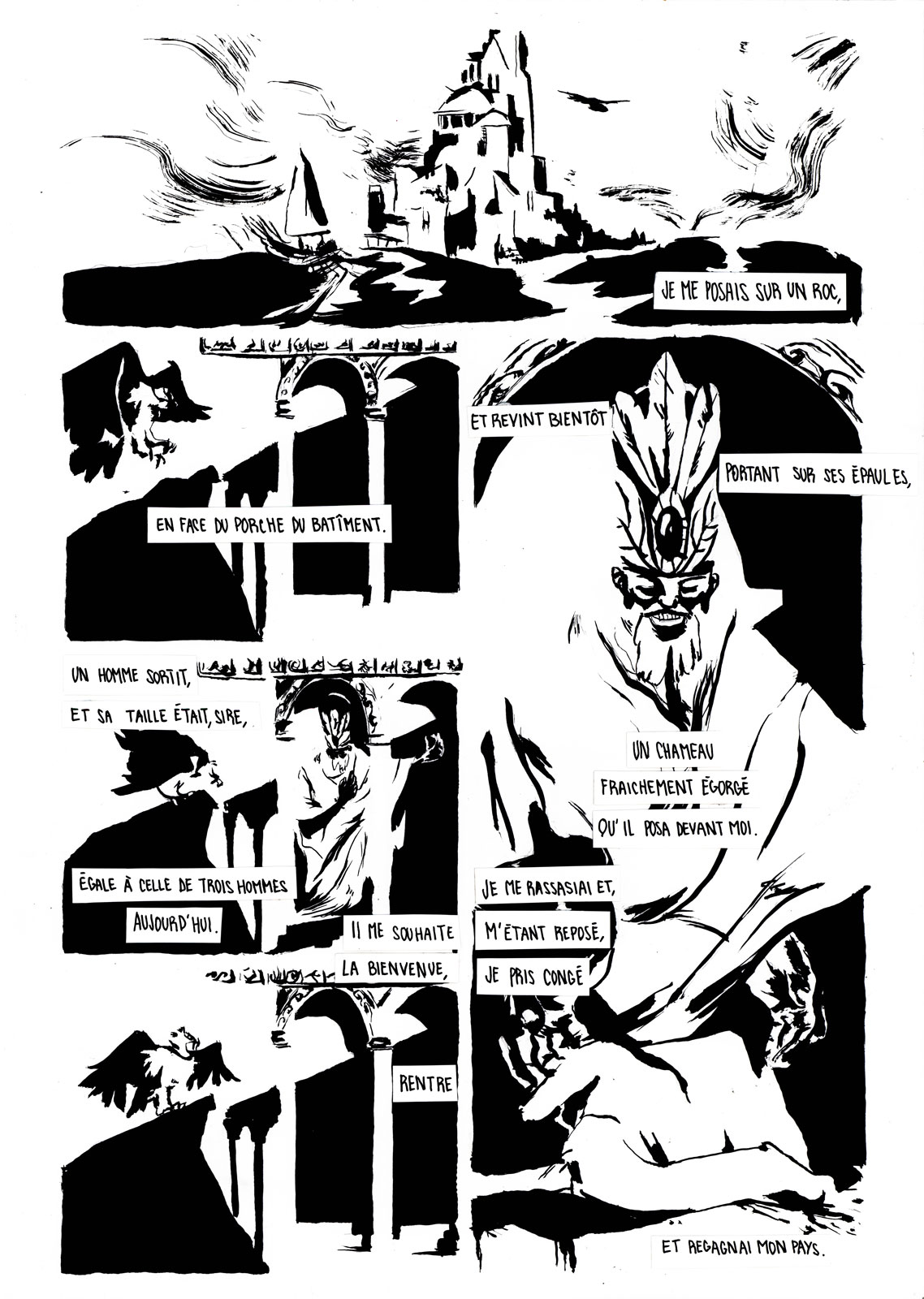 - LE ROI SALOMON ET L'OISEAU- page 6