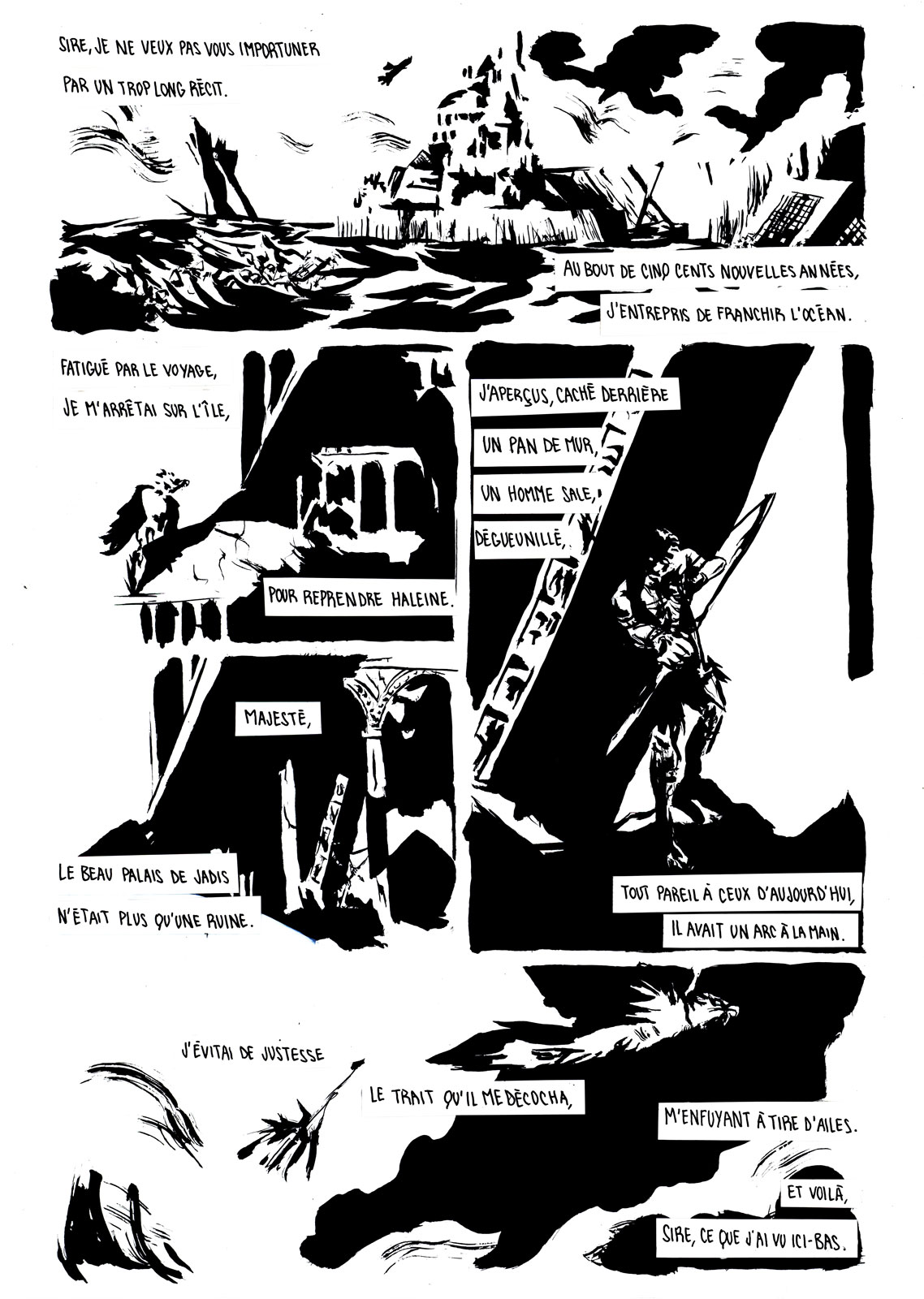 - LE ROI SALOMON ET L'OISEAU- page 8