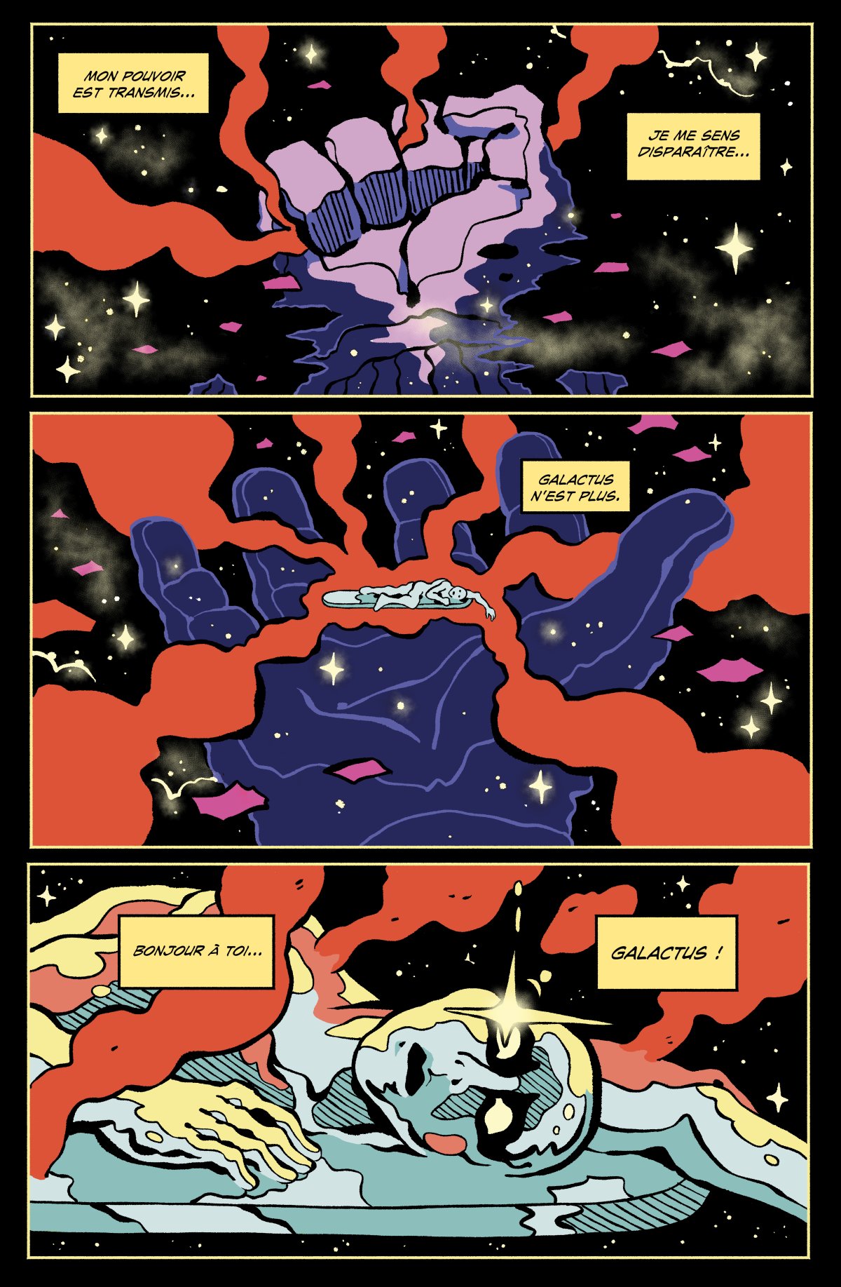 - the Silver Surfer suffers- page 9
