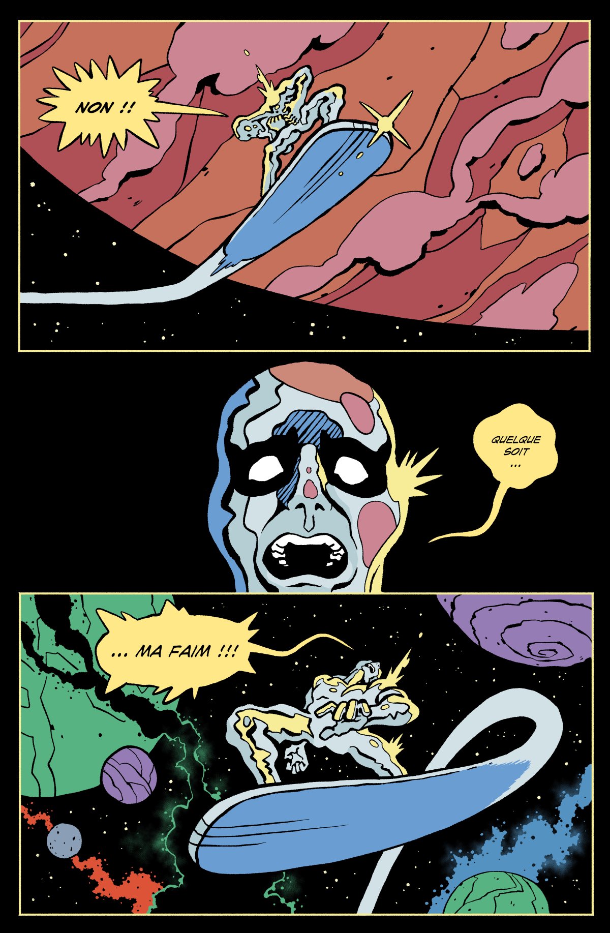 - the Silver Surfer suffers- page 14