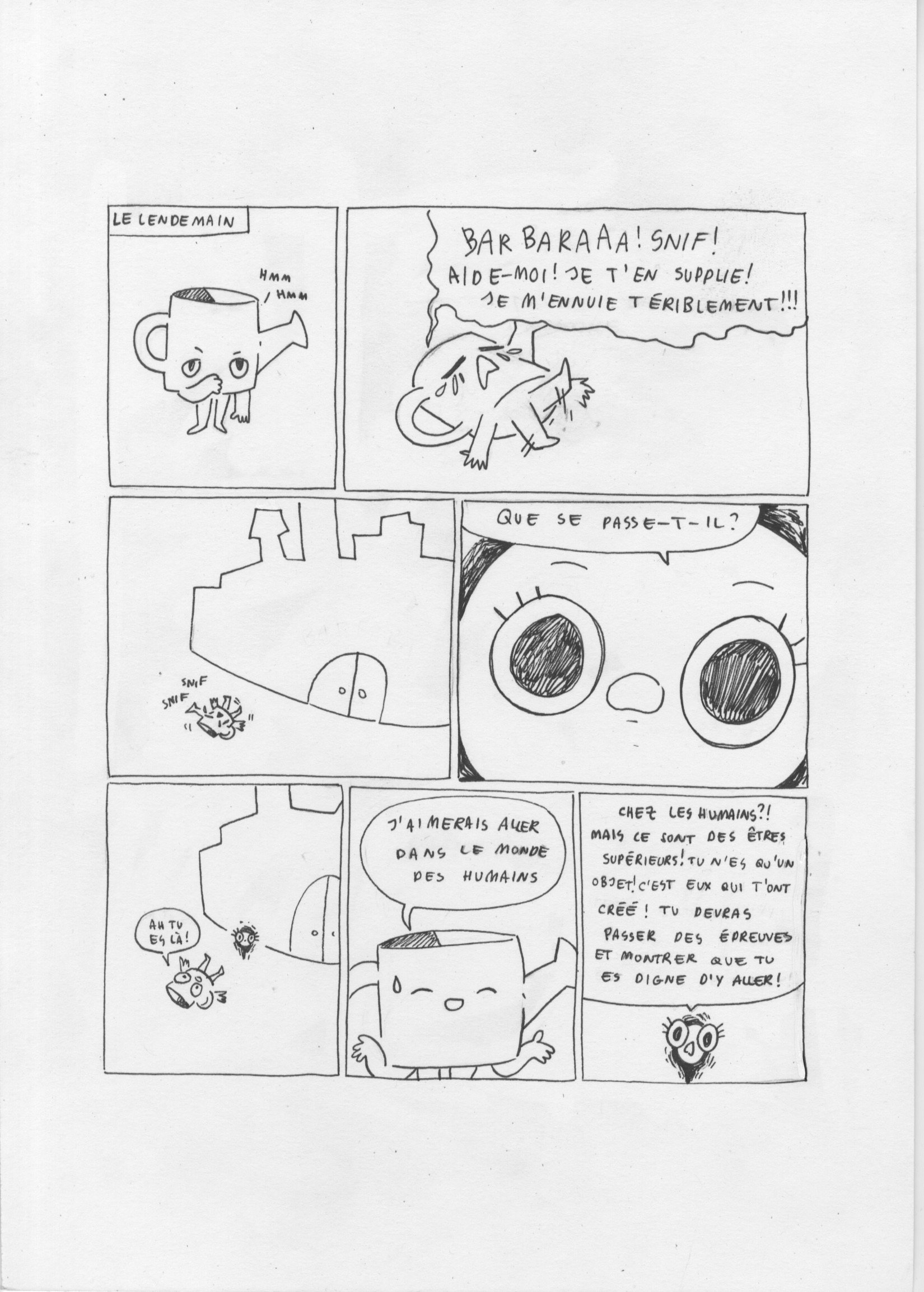 - Je veux conduire des voitures et regarder la télé- page 3