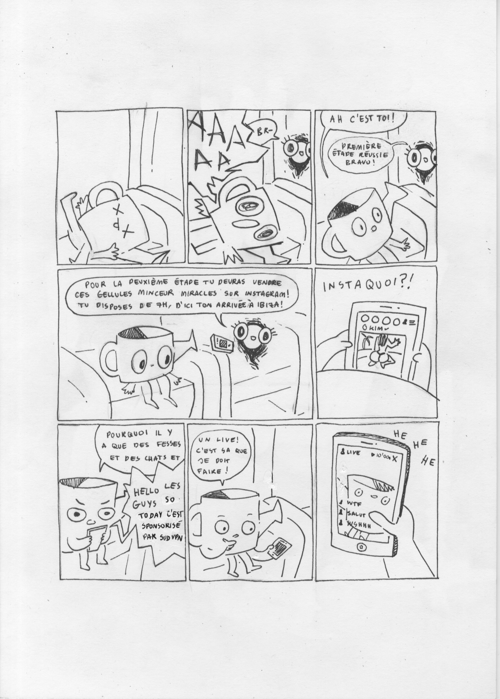 - Je veux conduire des voitures et regarder la télé- page 5