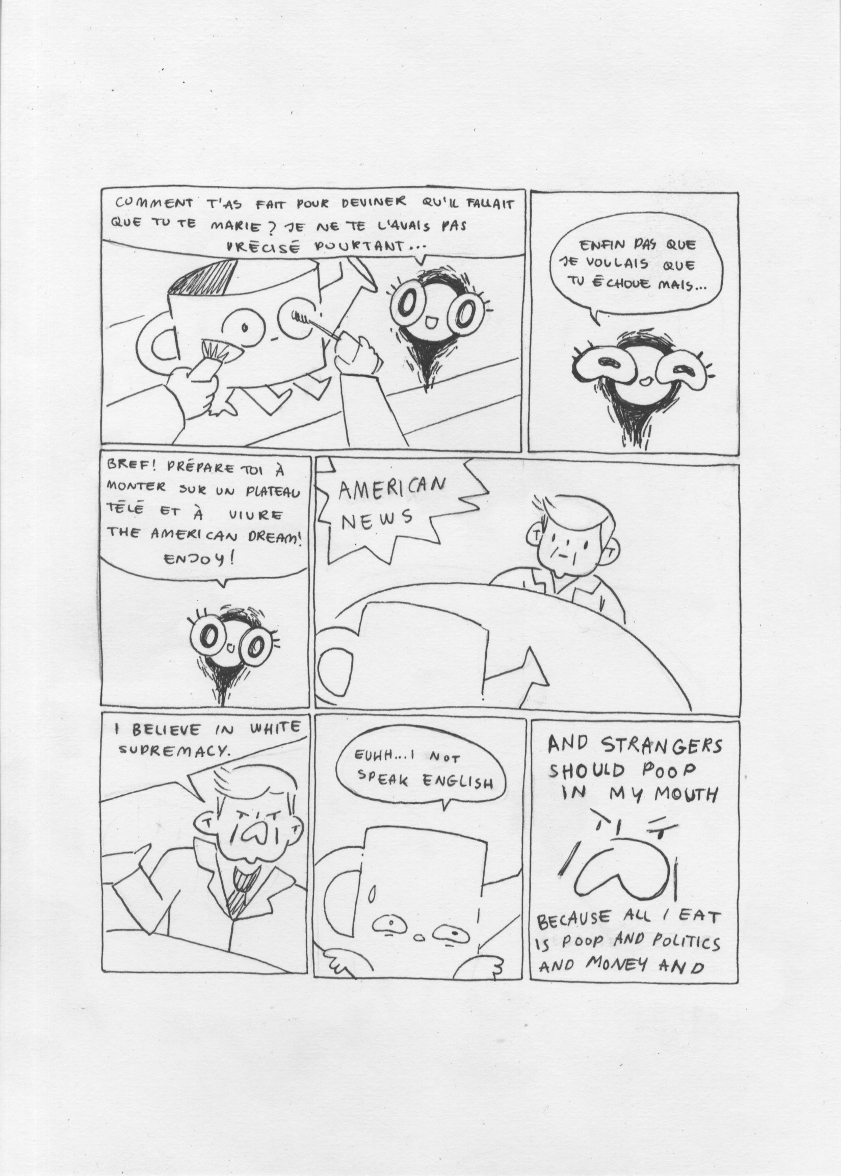 - Je veux conduire des voitures et regarder la télé- page 8