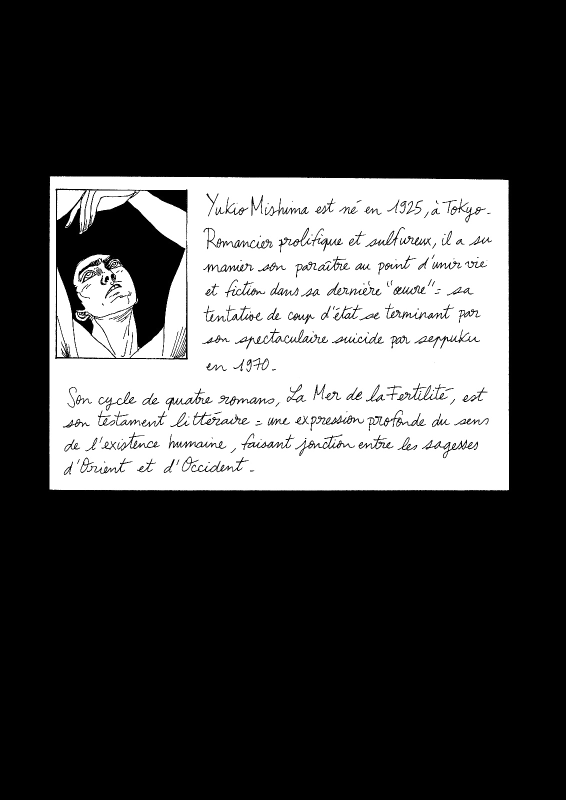 - Hommages à Isabelle Eberhardt et Yukio Mishima- page 8