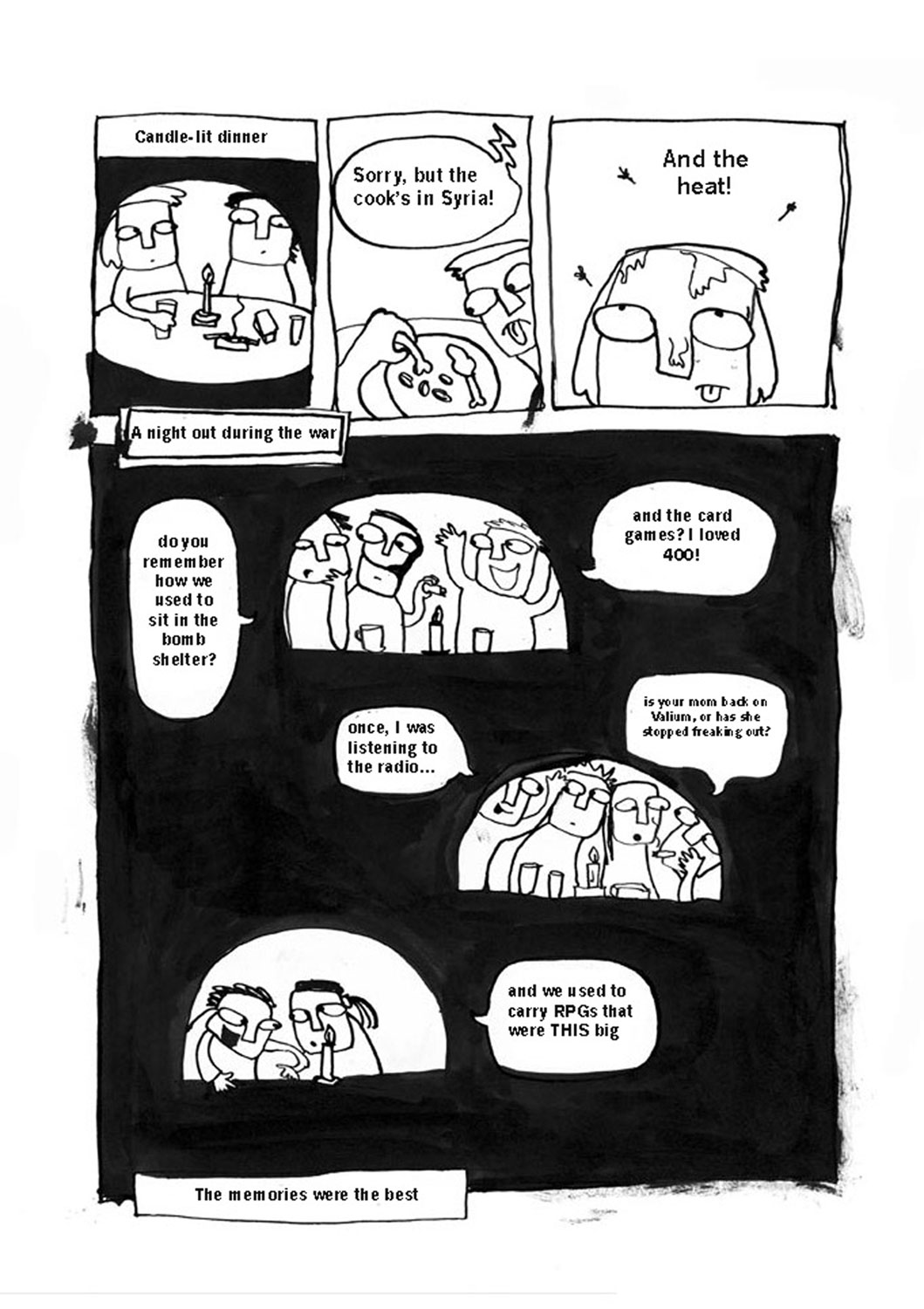 - I think we will be calmer in the next war- page 9