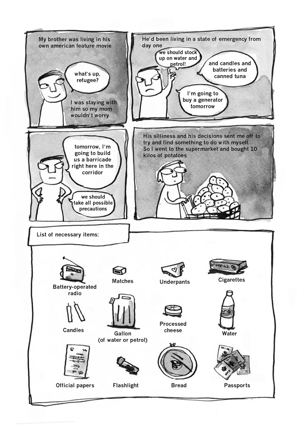 - I think we will be calmer in the next war- page 12