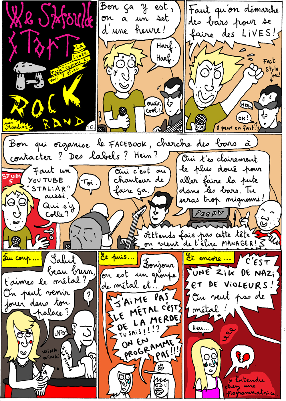 - WE SHOULD START A ROCK BAND- page 10