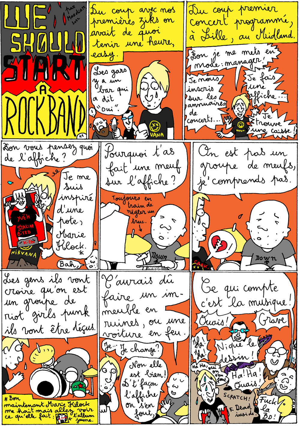 - WE SHOULD START A ROCK BAND- page 12