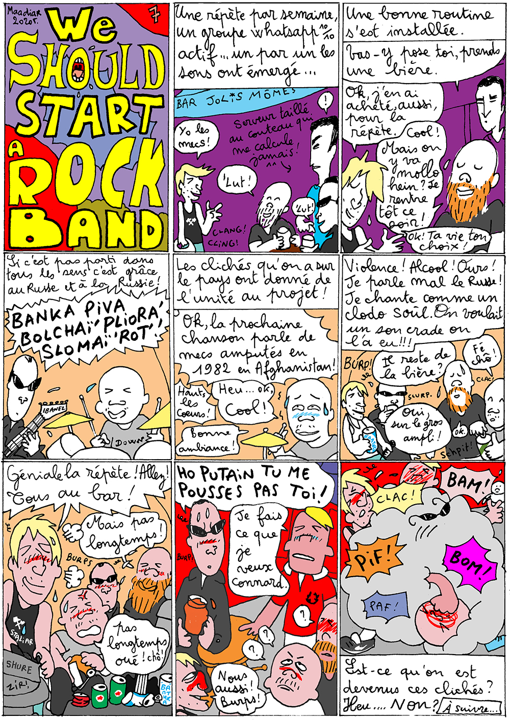 - WE SHOULD START A ROCK BAND- page 8