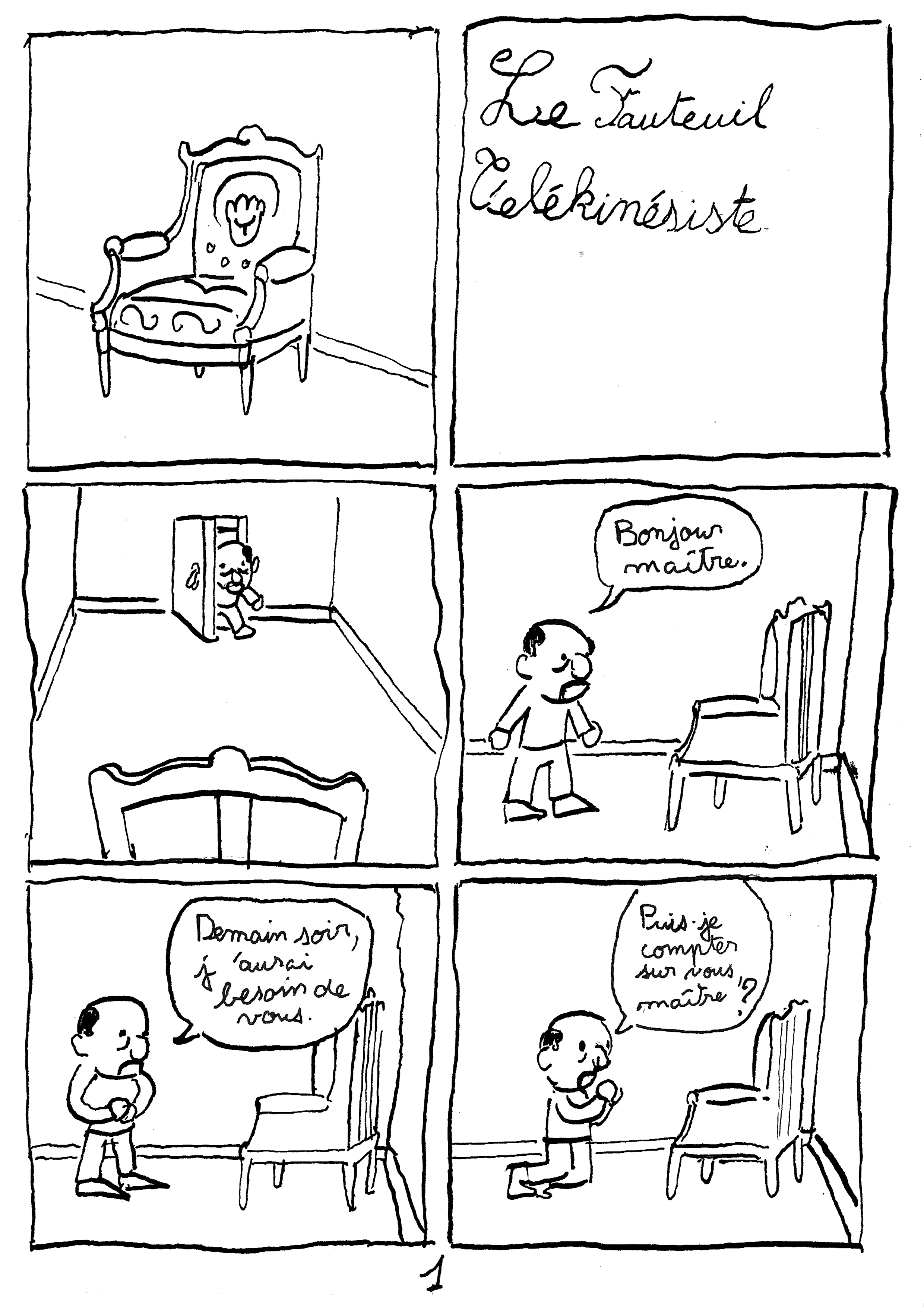 - Le Fauteuil télékinésiste- page 1