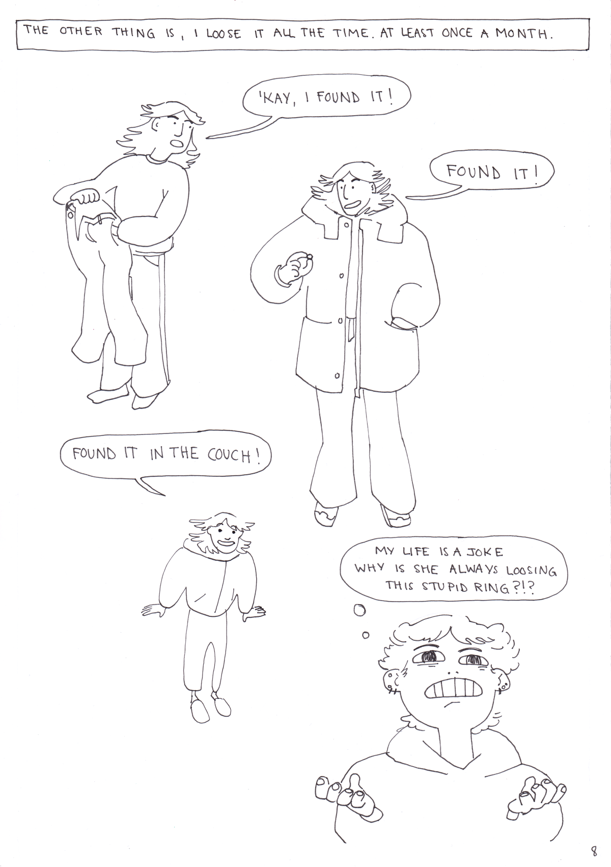 - I LOST MY RING- page 8