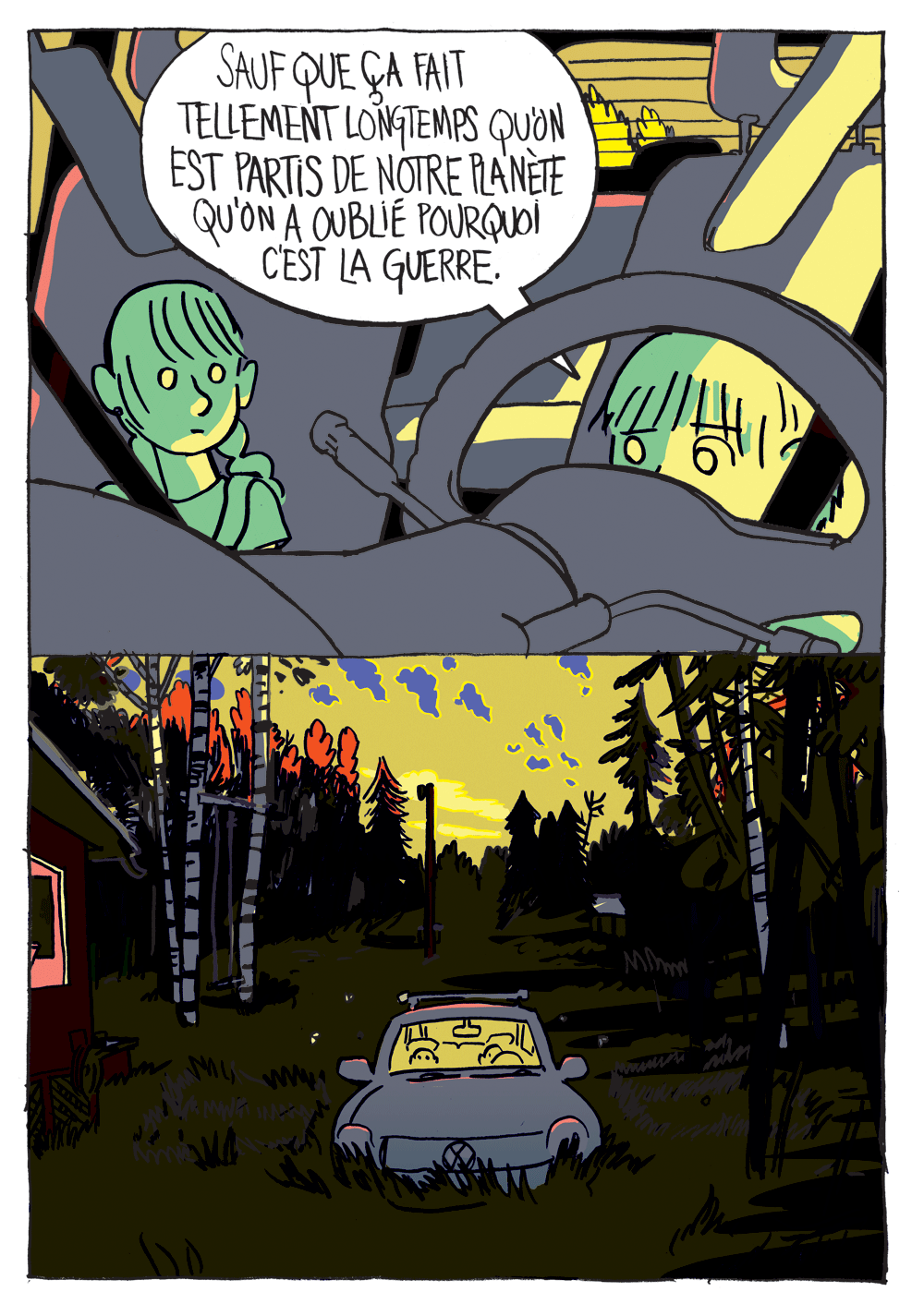 - conflit d'horaire avec un enfant qui habite sur la Lune- page 6